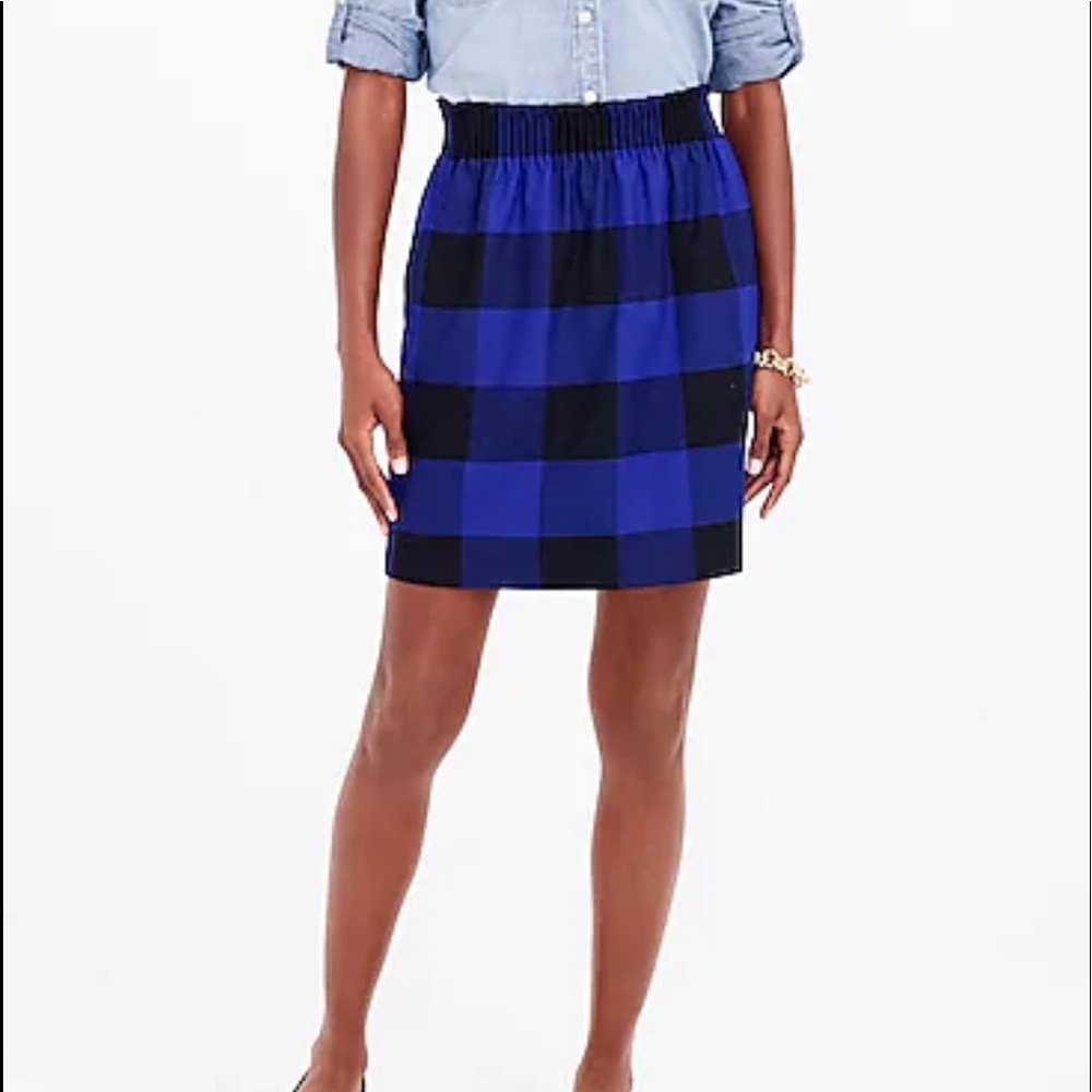 J. Crew Plaid Sidewalk Skirt